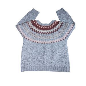 Aspen thick wool and rayon blend sweater. Made in Italy Size L